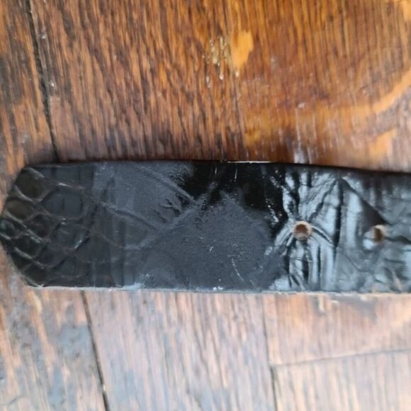 Vintage Morris Moskowitz Black Patent Leather belt - Picture 11 of 16